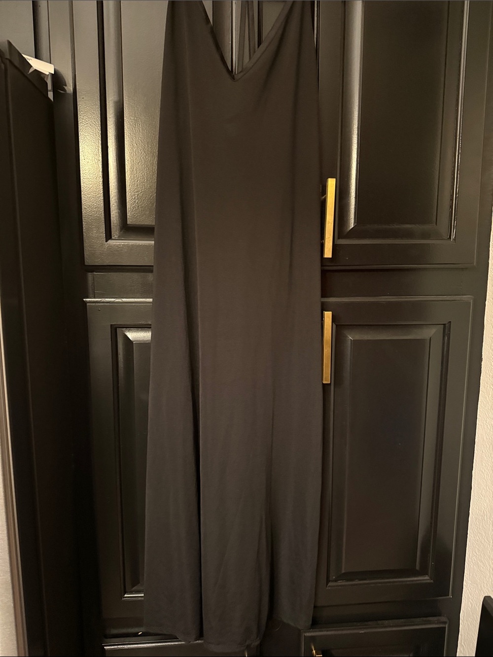 Natori Black lingerie chemise slip  size small ?